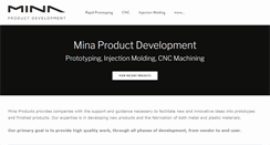 Desktop Screenshot of minaproducts.com